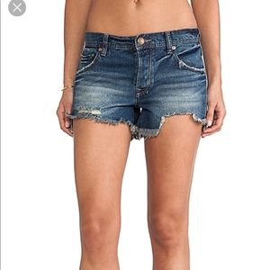 Free people denim shorts